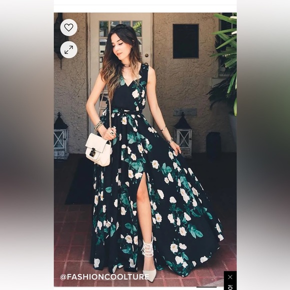 NWOT Lulus magnolia blooms floral maxi dress - Picture 11 of 11